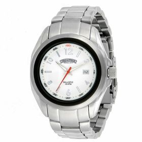 Field & Stream Men's F187GWBS Ballistic Armor-Tech Stainless Steel Bracelet Watch